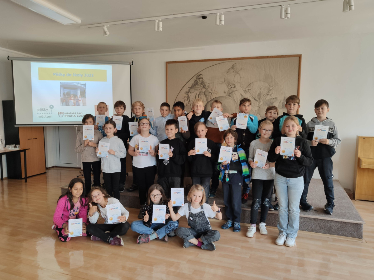 Pěšky do školy - září 2023